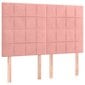 Gultas ramis ar galvgali, 140x200 cm, rozā цена и информация | Gultas | 220.lv