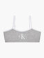 CALVIN KLEIN Molded Bralette Grey cena un informācija | Meiteņu apakšveļa | 220.lv