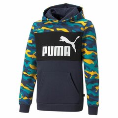 Džemperis PUMA Ess+ Camo Hoodie Fl Parisian Night цена и информация | Свитеры, жилетки, пиджаки для мальчиков | 220.lv