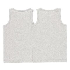 Комплект из двух нижних маек без рукавов BOBOLI Light Melange Grey цена и информация | Рубашки для мальчиков | 220.lv