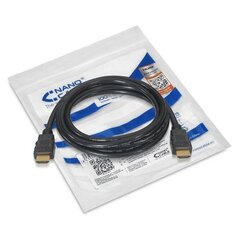 HDMI kabelis su Ethernet Nanocable AISCCI0313, 3 m cena un informācija | Kabeļi un vadi | 220.lv