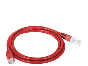 Tīkla kabelis, KKU5CZE2, 2 m Cat5e U/UTP (UTP), sarkans цена и информация | Кабели и провода | 220.lv