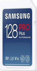 Samsung SAMSUNG MB-SD128K/EU 128GB PRO Plus cena un informācija | Samsung Fotokameras un piederumi | 220.lv