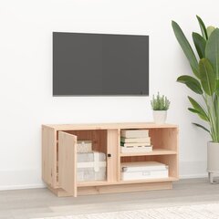 TV skapītis vidaXL, 80x35x40,5 cm, priedes masīvkoks цена и информация | Тумбы под телевизор | 220.lv