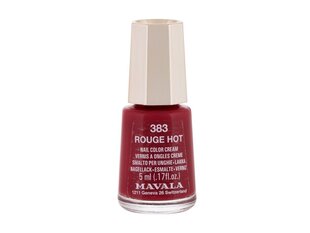 Mavala Mini Color Cream Nail Polish - Nail polish 5 ml 383 Rouge Hot #A61D2D цена и информация | Лаки для ногтей, укрепители | 220.lv