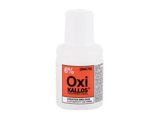 Kallos Oxi Oxidation Emulsion 6% - Cream peroxide 60ml цена и информация | Краска для волос | 220.lv
