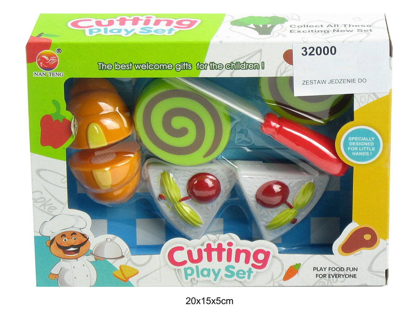 Spēles komplekts ar desertiem (32000) 8444 cena un informācija | Rotaļlietas meitenēm | 220.lv