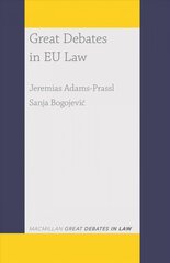 Great Debates in EU Law 1st ed. 2021 цена и информация | Книги по экономике | 220.lv