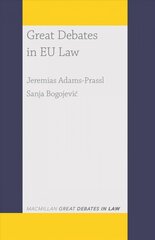 Great Debates in EU Law 1st ed. 2021 cena un informācija | Ekonomikas grāmatas | 220.lv