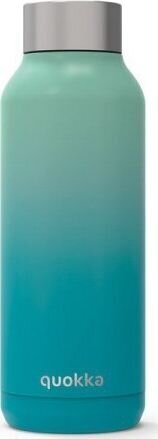 Quokka Solid Gradient Caribbean pudele 510 ml cena un informācija | Ūdens pudeles | 220.lv