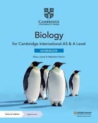 Cambridge International AS & A Level Biology Workbook with Digital Access (2 Years) 2nd Revised edition cena un informācija | Ekonomikas grāmatas | 220.lv