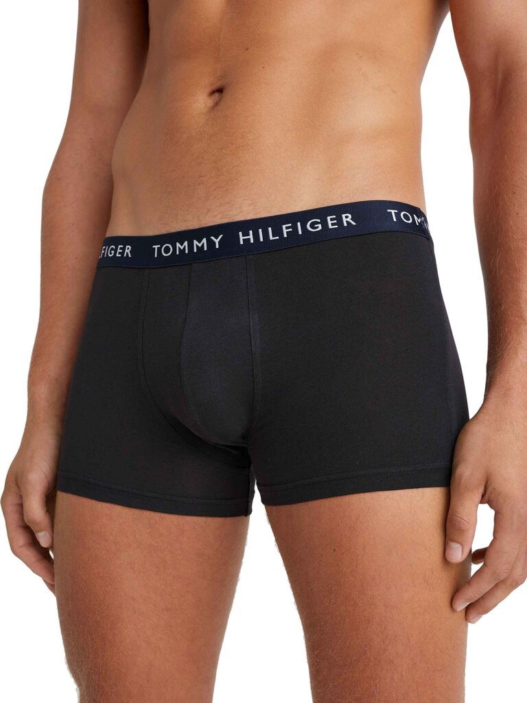 Apakšbikses vīriešiem Tommy Hilfiger 50866, melnas, 3 gab цена и информация | Vīriešu apakšbikses | 220.lv