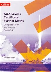 AQA Level 2 Certificate Further Maths Complete Study and Practice (5-9) cena un informācija | Ekonomikas grāmatas | 220.lv