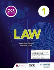 OCR AS/A Level Law Book 1, Book 1 cena un informācija | Ekonomikas grāmatas | 220.lv