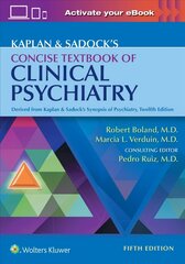 Kaplan & Sadock's Concise Textbook of Clinical Psychiatry 5th edition cena un informācija | Ekonomikas grāmatas | 220.lv