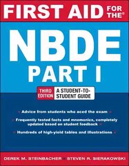 First Aid for the NBDE Part 1, Third Edition 3rd edition, Part 1 cena un informācija | Ekonomikas grāmatas | 220.lv