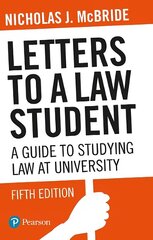 Letters to a Law Student 5th edition цена и информация | Книги по экономике | 220.lv