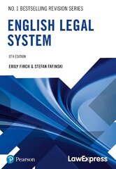 Law Express: English Legal System 8th edition цена и информация | Книги по экономике | 220.lv