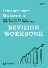 Pearson REVISE BTEC First in Business Revision Workbook: for home learning, 2022 and 2023 assessments and exams cena un informācija | Ekonomikas grāmatas | 220.lv