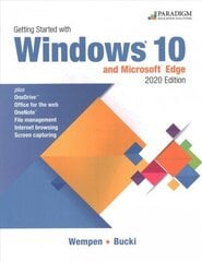 Getting Started with Windows 10 and Microsoft Edge, 2020 Edition: Text цена и информация | Книги по экономике | 220.lv