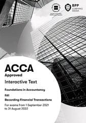 FIA Recording Financial Transactions FA1: Interactive Text цена и информация | Книги по экономике | 220.lv