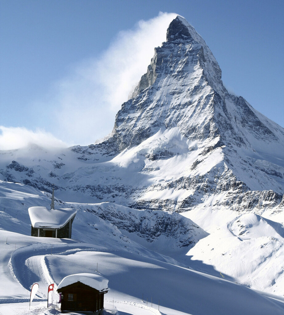 Fototapetes - Matterhorns 225x250 cm cena un informācija | Fototapetes | 220.lv