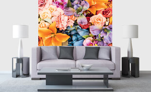 Fototapetes - Vintāžas ziedi 225x250 cm cena un informācija | Fototapetes | 220.lv