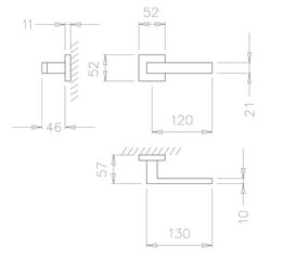 Durvju rokturu komplekts Tupai 2275 Q ar WC grozāmo komplektu цена и информация | Дверные ручки | 220.lv