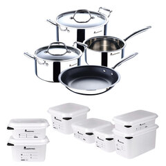 Кухонная посуда Masterpro Cookware Triply цена и информация | Кастрюли, скороварки | 220.lv