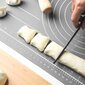 Virtuves galda komplekts gatavošanai – silikona paklājs mīklai, picai, mīklas rullis, nazis цена и информация | Virtuves piederumi | 220.lv