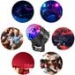 RGB rotējoša bumba - disko projektors cena un informācija | Svētku dekorācijas | 220.lv