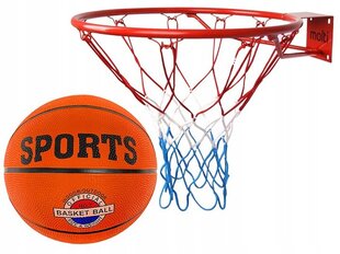 Basketbola komplekts Hoop + Ball цена и информация | Баскетбольные мячи | 220.lv