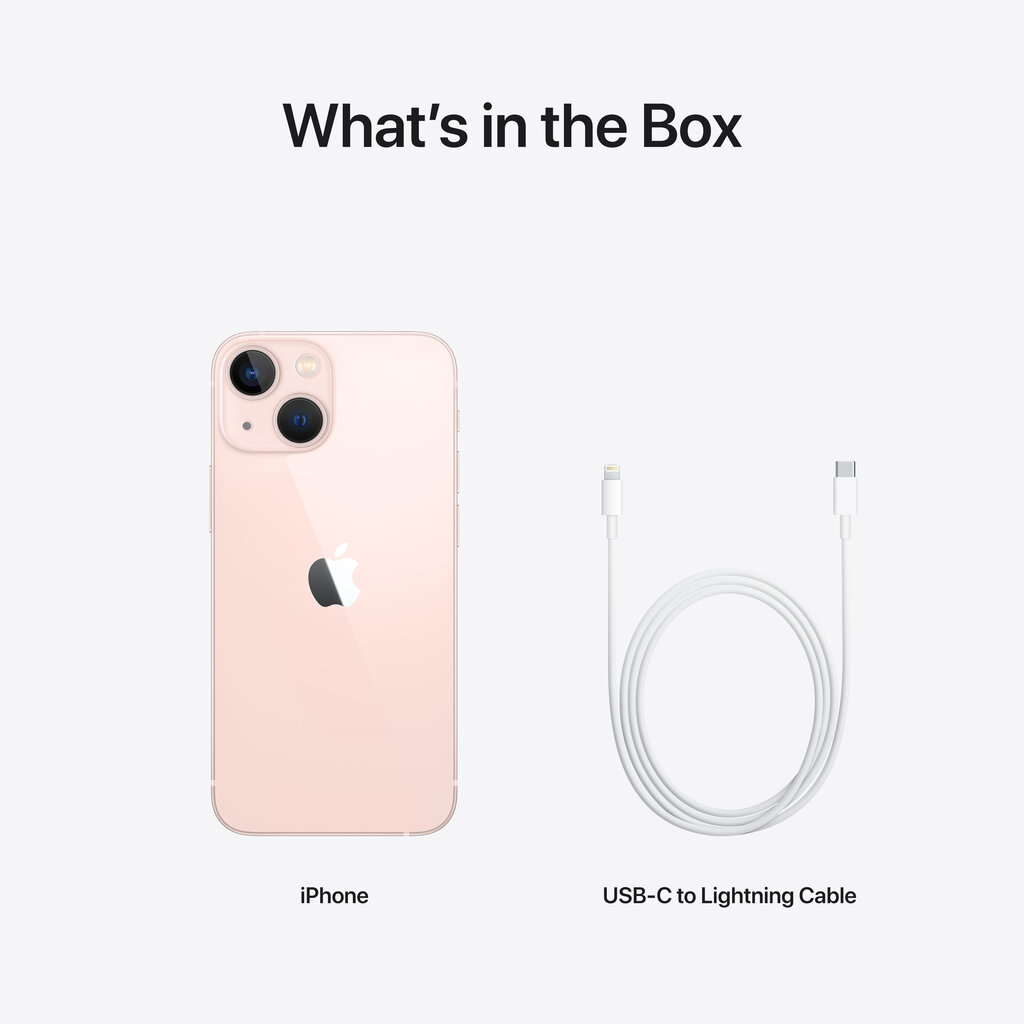 Телефон Мобильный телефон Apple iPhone 13 mini, 256 ГБ, розовый MLK73CN/A  цена | 220.lv