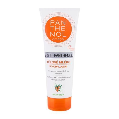 Panthenol Omega 9% D-Panthenol After-Sun Lotion Sea Buckthorn - Soothing body lotion after sunbathing 250ml cena un informācija | Sauļošanās krēmi | 220.lv