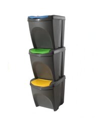Atkritumu konteineri 3x25L cena un informācija | Miskastes | 220.lv