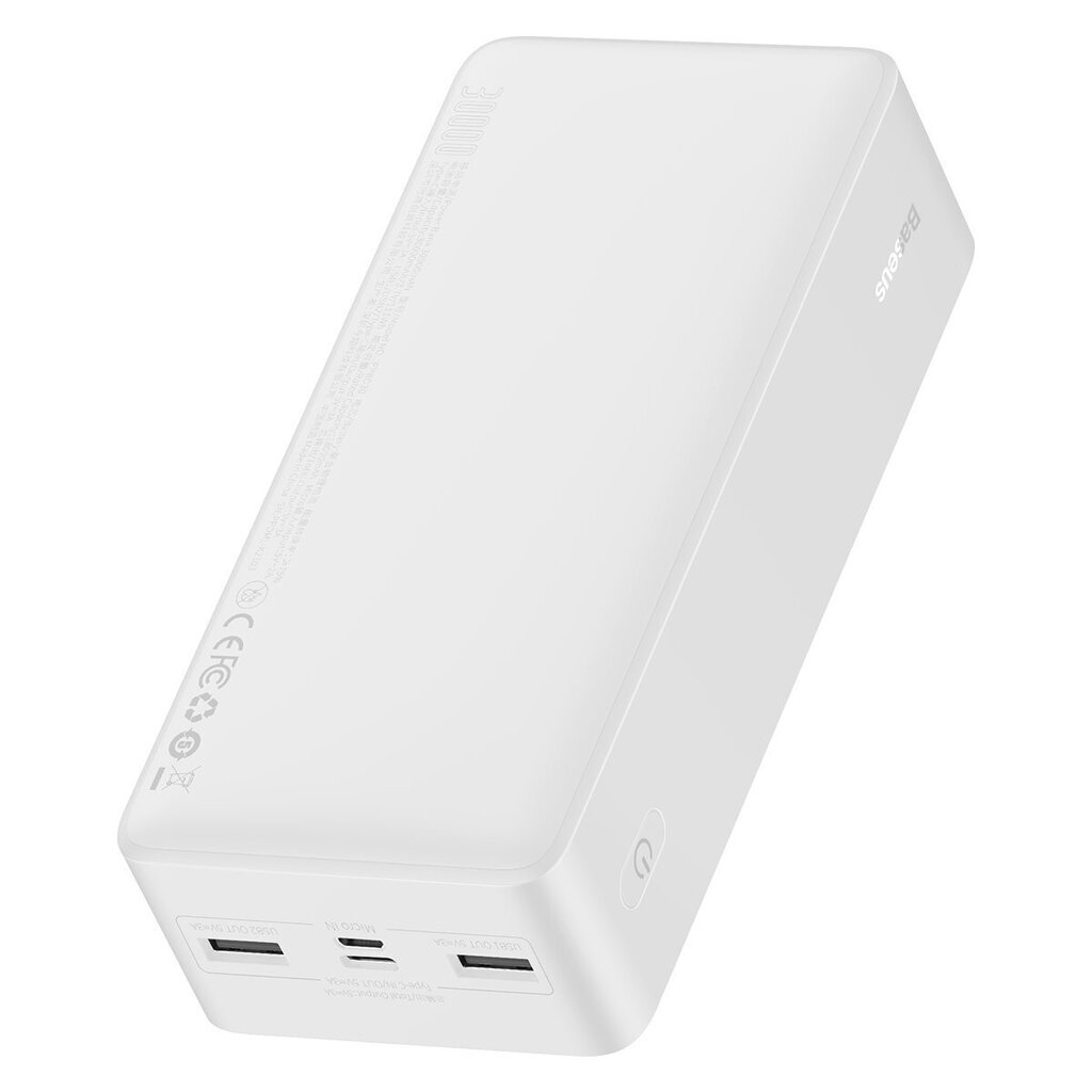 Baseus Bipow 30000mAh 15W + USB-A - Micro USB kabelis 0.25m (PPBD050202) cena un informācija | Lādētāji-akumulatori (Power bank) | 220.lv