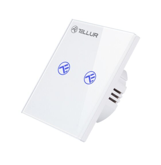 Tellur TLL331491 Smart WiFi slēdzis, SS2N, 2 porti, 1800W цена и информация | Rūteri (maršrutētāji) | 220.lv