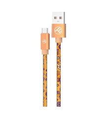 Tellur Graffiti USB uz Type-C, 3A, 1m cena un informācija | Savienotājkabeļi | 220.lv