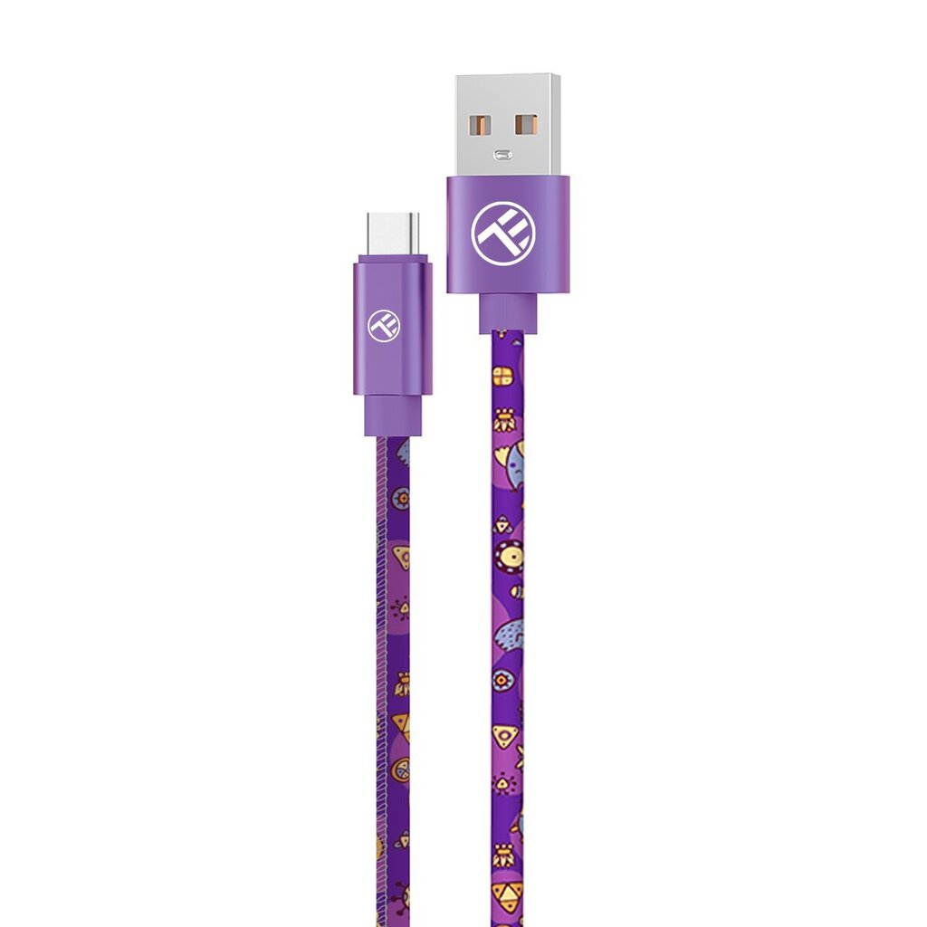 Tellur Graffiti USB uz Type-C, 3A, 1m cena un informācija | Savienotājkabeļi | 220.lv