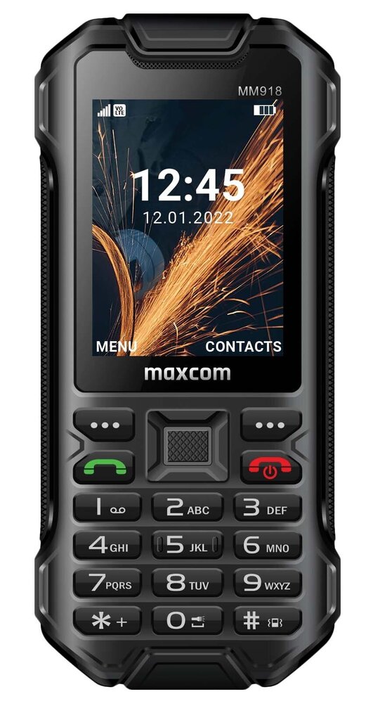 Maxcom Strong MM918 Black cena un informācija | Mobilie telefoni | 220.lv