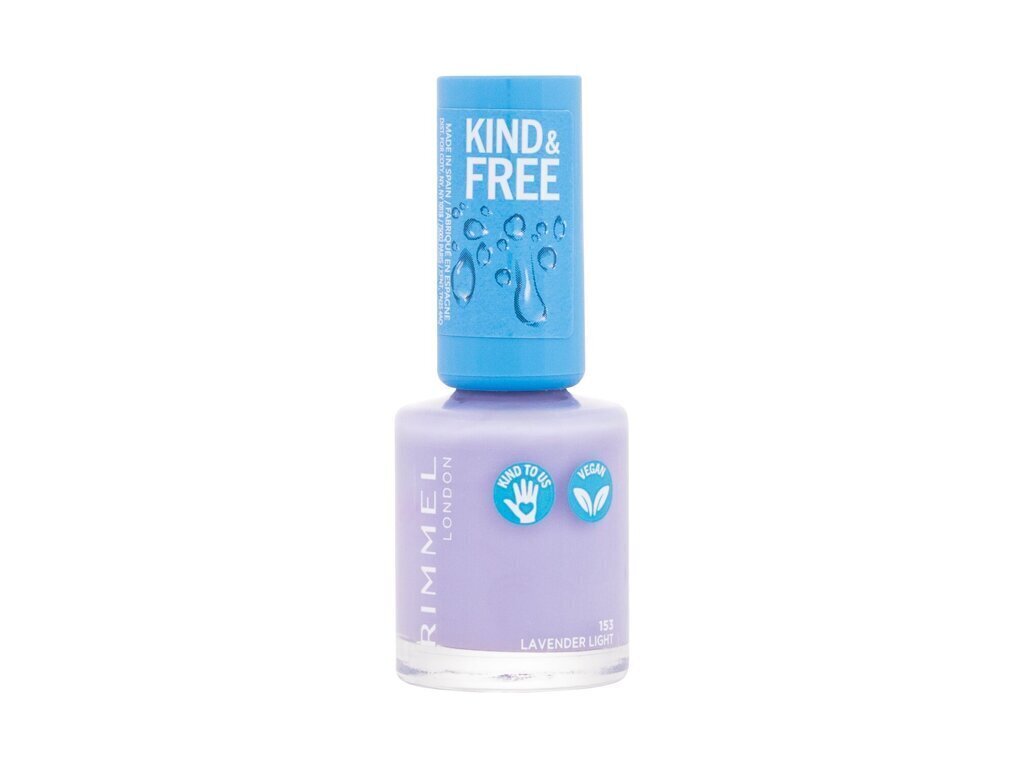 Nagu laka Rimmel London Kind & Free 153-lavender light, 8 ml cena un informācija | Nagu lakas, stiprinātāji | 220.lv