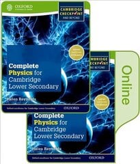 Complete Physics for Cambridge Lower Secondary: Print and Online Student Book (First Edition), Student Book цена и информация | Развивающие книги | 220.lv