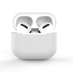 AirPods Pro Case Silicone Soft Earphone Cover White (Case C) цена и информация | Аксессуары для наушников | 220.lv