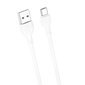 XO cable NB200 USB - USB-C 1,0m 2.1A white cena un informācija | Kabeļi un vadi | 220.lv