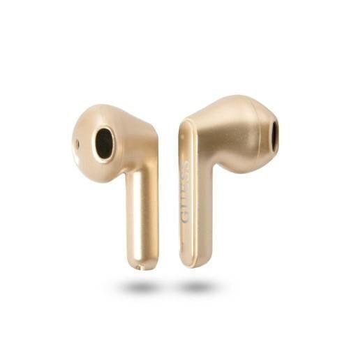 Guess GUTWST82TRD TWS Bluetooth headphones + gold|gold Triangle Logo docking station cena un informācija | Austiņas | 220.lv