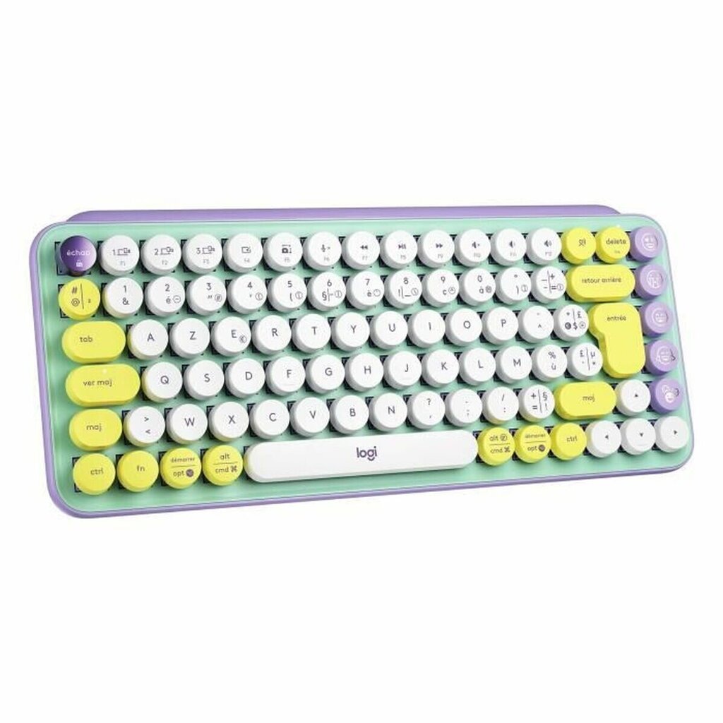 Klaviatūra Logitech POP AZERTY Zaļš cena un informācija | Klaviatūras | 220.lv