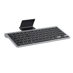 Omoton KB088 bezvadu iPad tastatūra ar planšetdatora turētāju (sudrabs) цена и информация | Клавиатуры | 220.lv