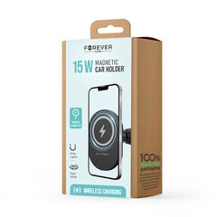 Automašīnas telefona turētājs - Forever CORE for air vent MSH-140 with wireless MagSafe charging цена и информация | Держатели для телефонов | 220.lv