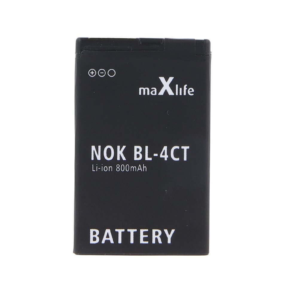 Maxlife battery for Nokia 5310 / 6600 fold / 6700s/ 7210 / 2720 / X3 BL-4CT 800mAh цена и информация | Akumulatori mobilajiem telefoniem | 220.lv