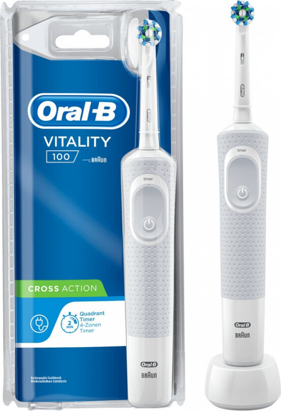 Birste Oral-B Cepillo D Oral-B Ele Vit Trizone Blanco cena un informācija | Zobu pastas, birstes | 220.lv